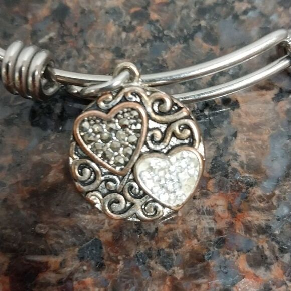 Two Vintage ALEX AND ANI "SISTERS LOVE BRACELETS" - Picture 3 of 5
